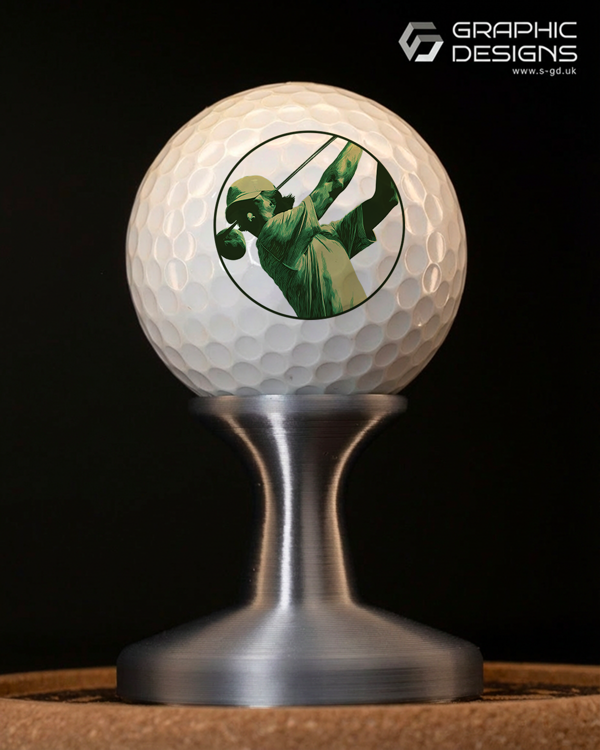 Custom Golf Balls – UV Printed Personalised Golf Balls – Photo / Logo Print – Unique Golf Gift