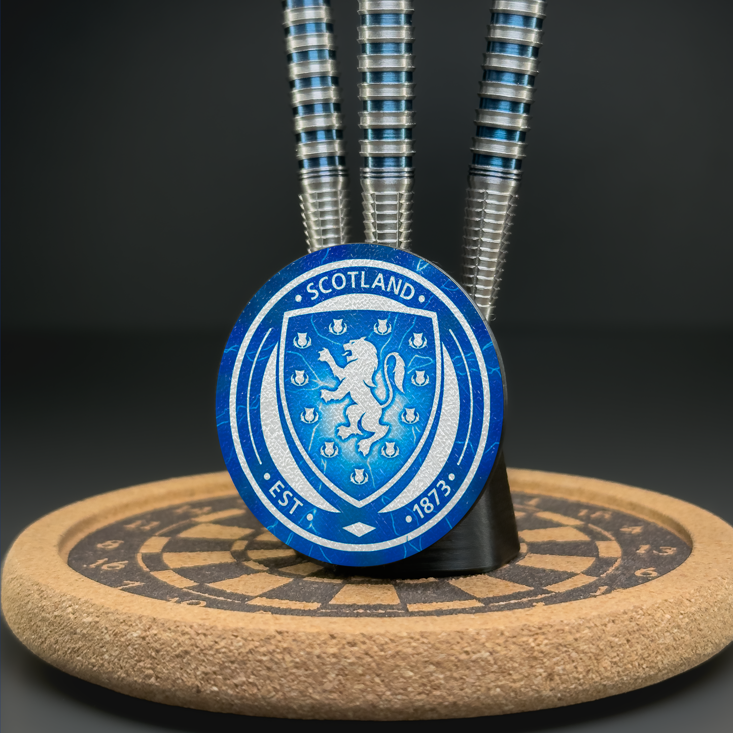 Stand (CUSTOM UV print) for One Set of Darts
